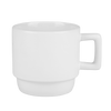 Best Promotions White 11 Oz. Ceramic Stacking Mug