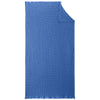 Port Authority Ultramarine Blue Waffle Throw