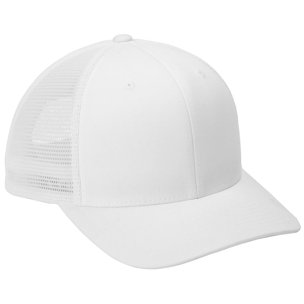 Port Authority White/WhiteFlexfit 110 Mesh Cap