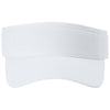 Port Authority White Poly Visor