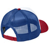 Port Authority White/Rich Red/True Royal Foam Truck'N Cap