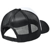 Port Authority White/Deep Black/Deep Black Foam Truck'N Cap