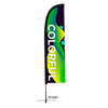 Hit Custom Small 9' Custom Feather Flag - Straight