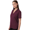 Core 365 Women's Burgundy Resolve CVC Performance Pique Polo