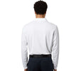 Core 365 Men's White Nova Performance Long Sleeve Pique Polo