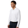 Core 365 Men's White Nova Performance Long Sleeve Pique Polo