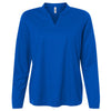 Core 365 Women's True Royal Nova Performance Long Sleeve Pique Polo