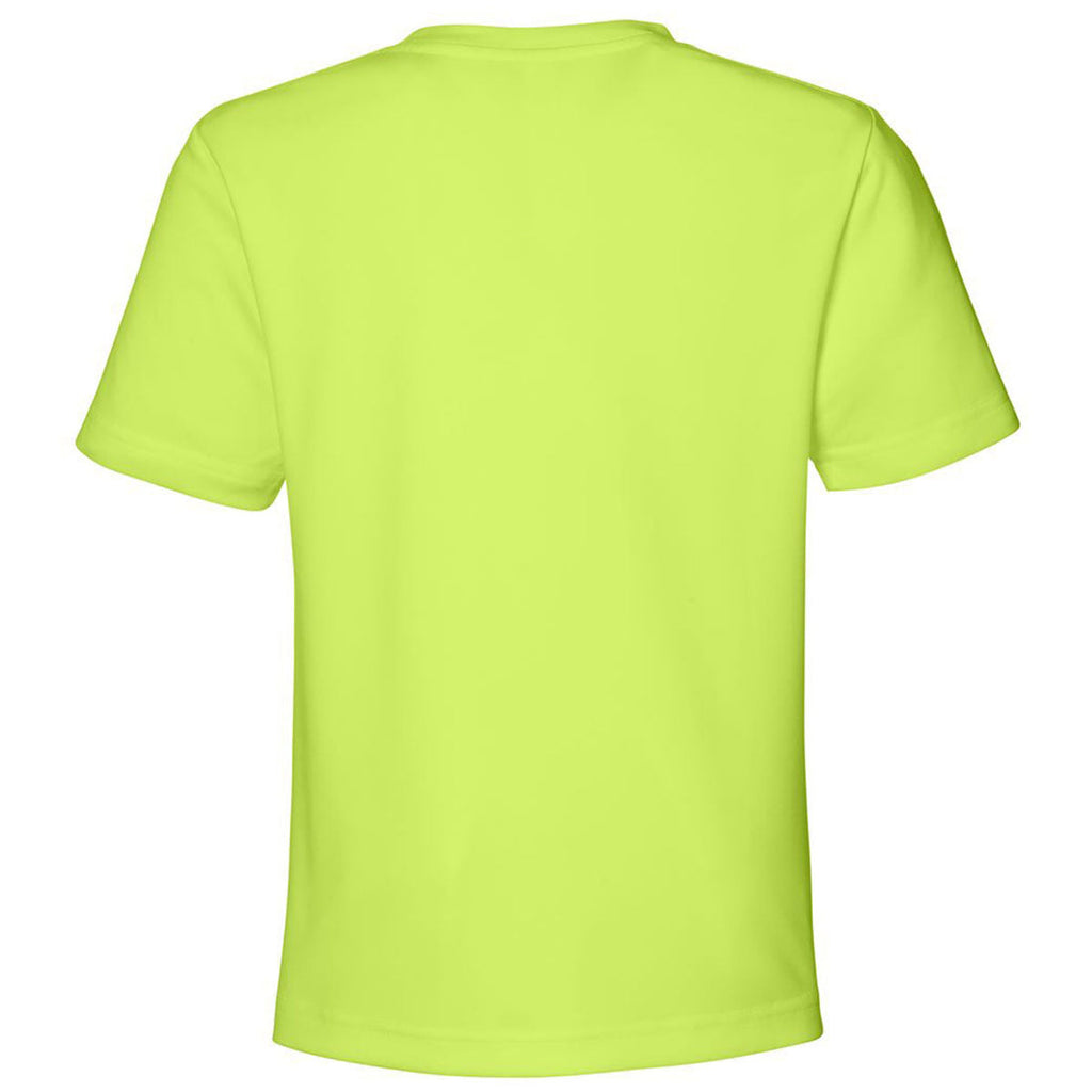 Core 365 Youth Safety Yellow Capital Performance T-Shirt