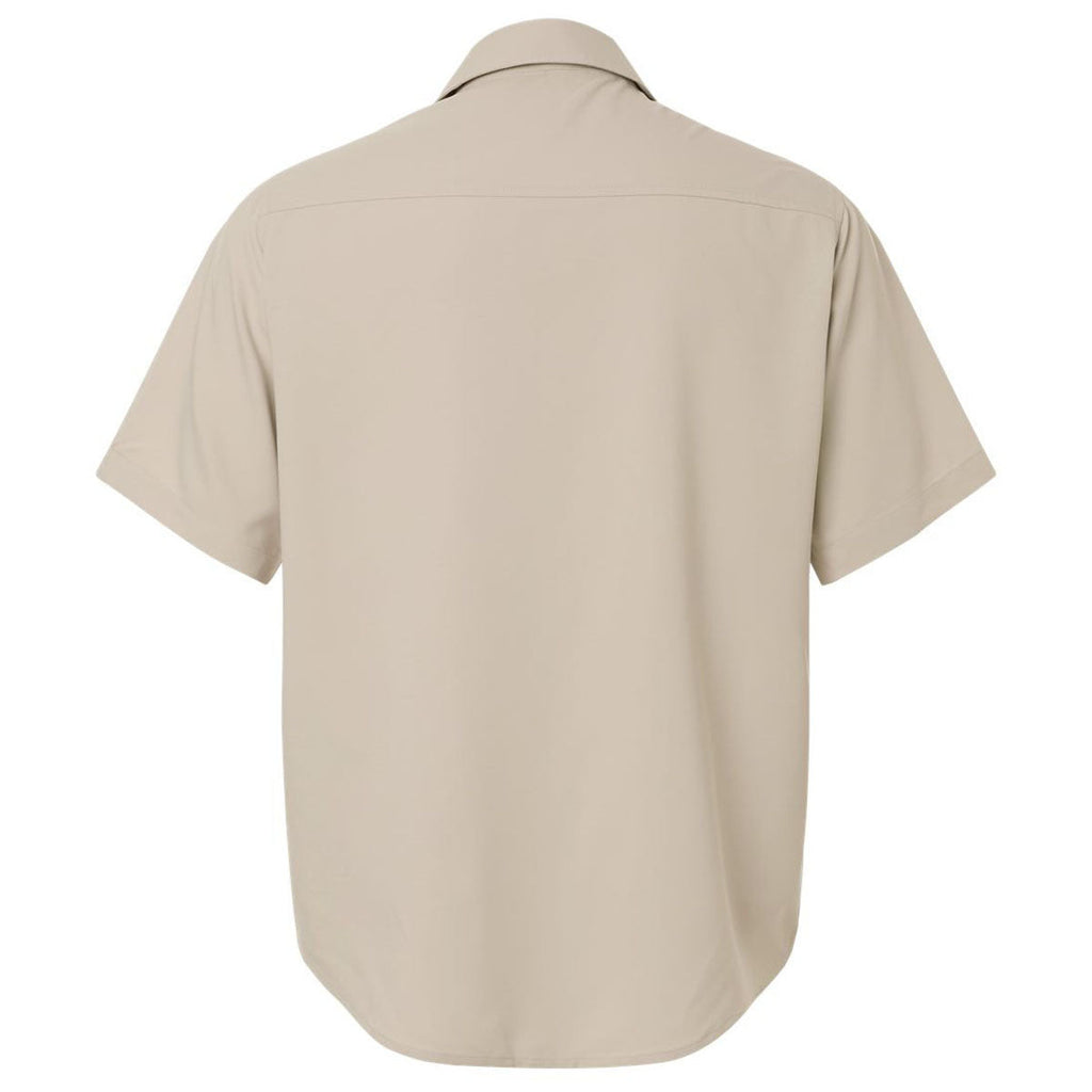 Core 365 Men's Stone UltraUVP Shoreline Short Sleeve Staff Shirt