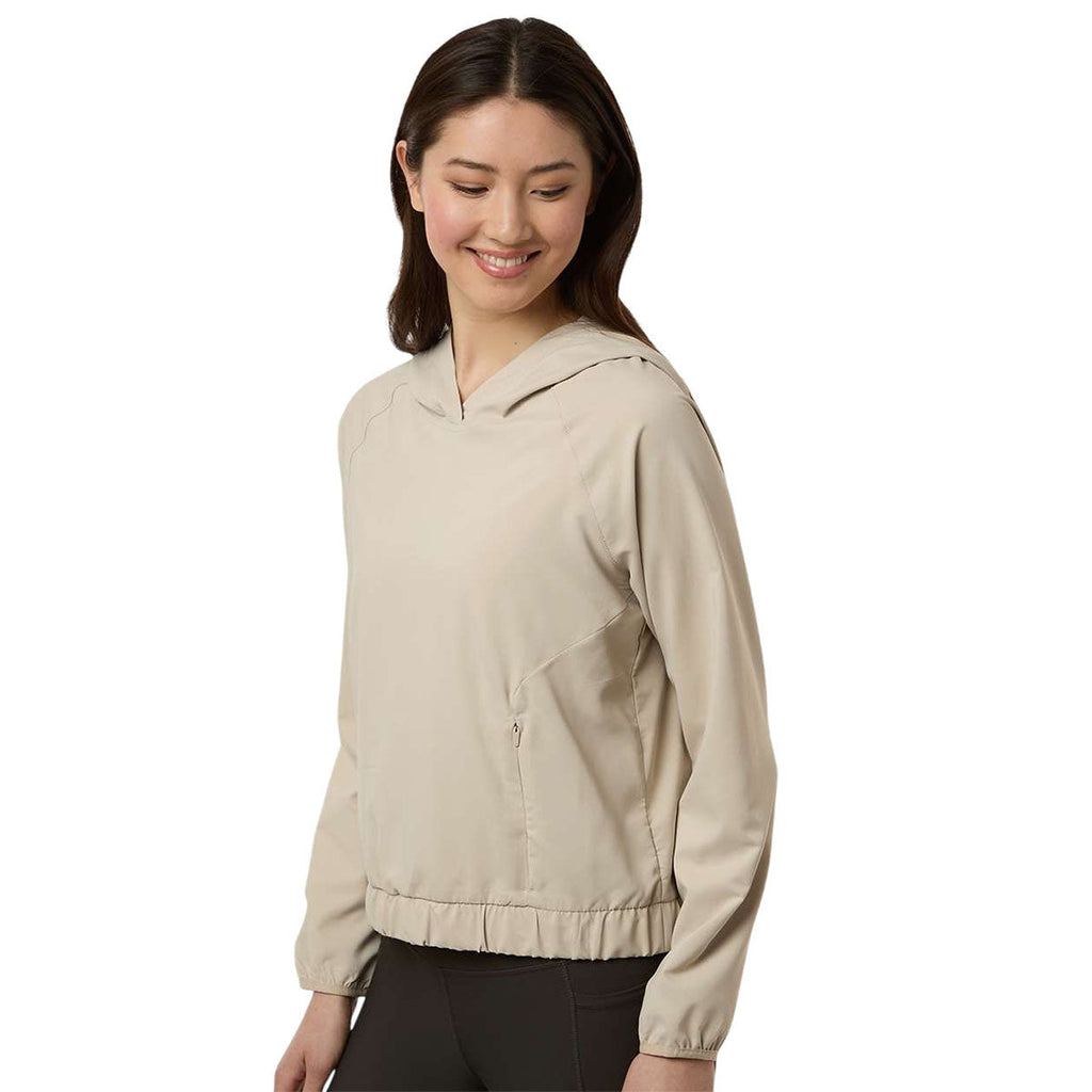 Core 365 Women's Stone UltraUVP Shoreline Long Sleeve Hooded Pullover