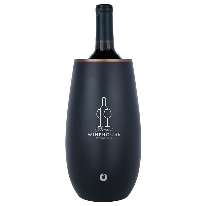 Snowfox Black 1.3L / 45 oz. Insulated Wine Chiller