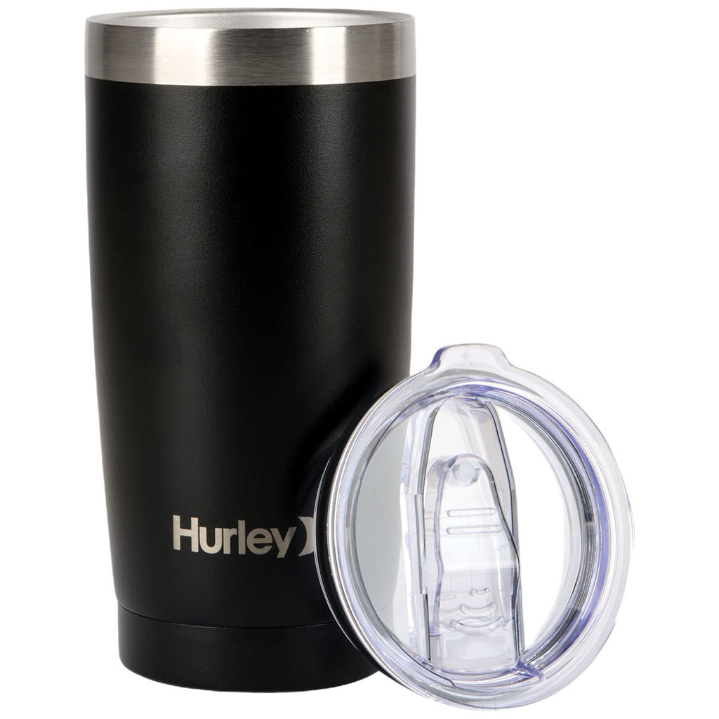 Hurley Black 20 oz. Double Wall Stainless Steel Travel Tumbler