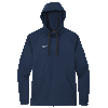 Nike Men's Team Navy Therma-FIT Pullover Fleece Hoodie