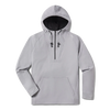 UNRL Men's Heather Gray Crossover Half-Zip Hoodie