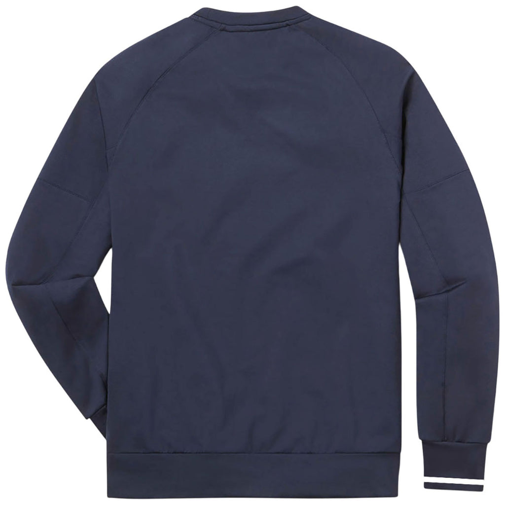 UNRL Unisex Striped Navy Crossover Crewneck