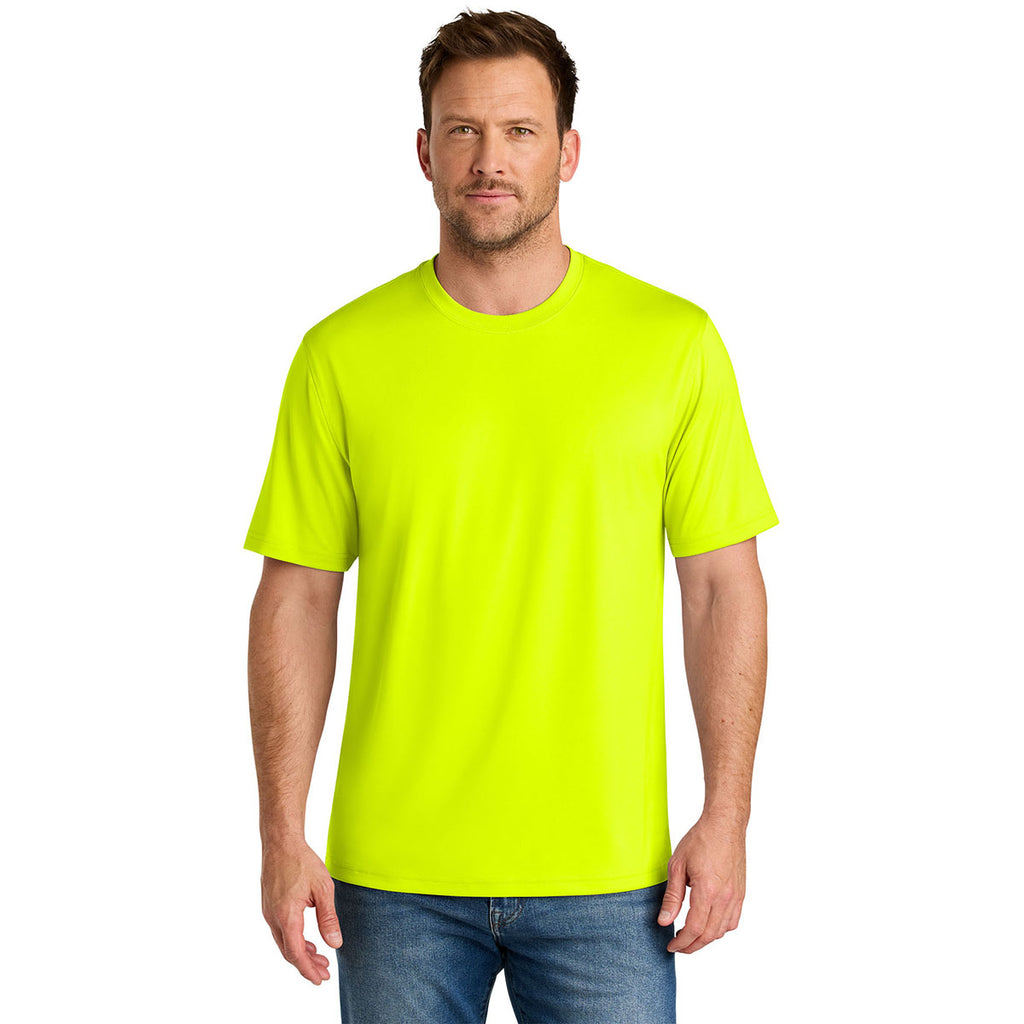 CornerStone Men's Safety Yellow Workwear Pro Short Sleeve Tee