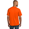 CornerStone Men's Safety Orange Workwear Pro Short Sleeve Pocket Tee
