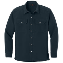 CornerStone Men's Navy Soft Shell Shirt Jacket