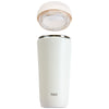 TOPL White 16 oz. Double Wall, Recycled Stainless Steel 360° Tumbler