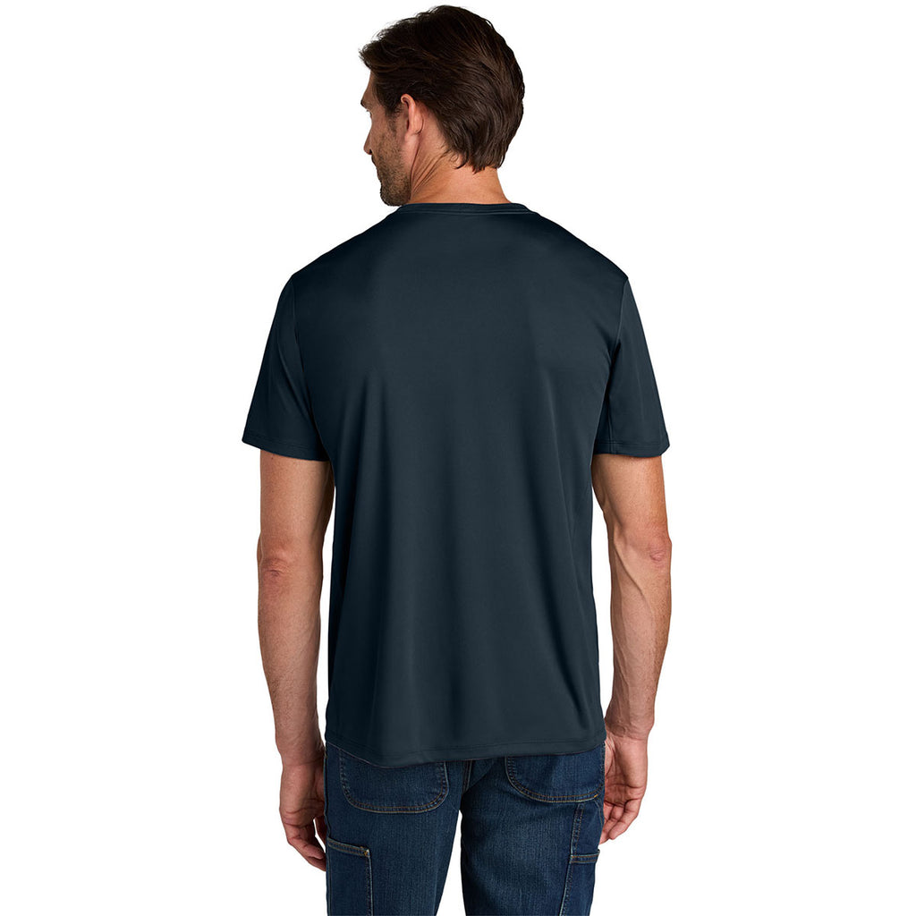 Carhartt Men's Navy Force Sun Defender Short Sleeve T-Shirt