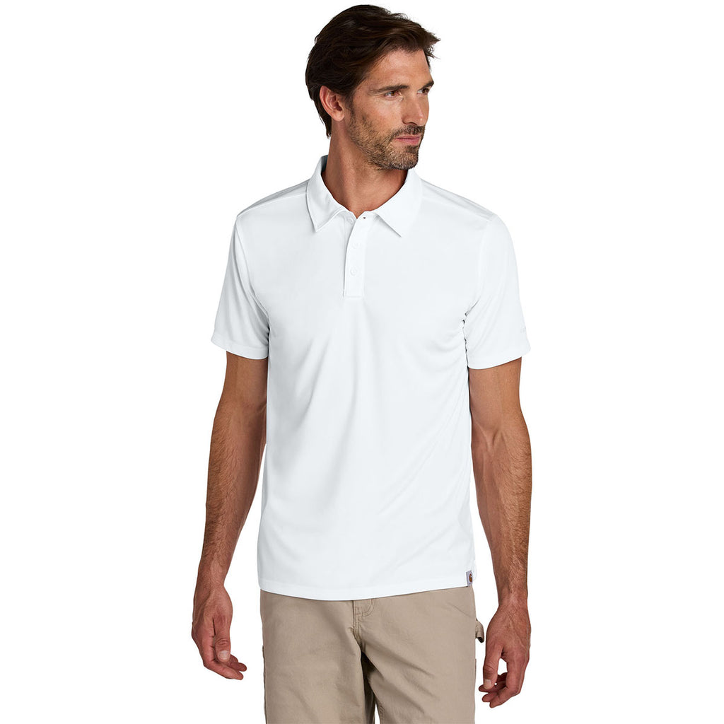 Carhartt Men's White Force Sun Defender Polo