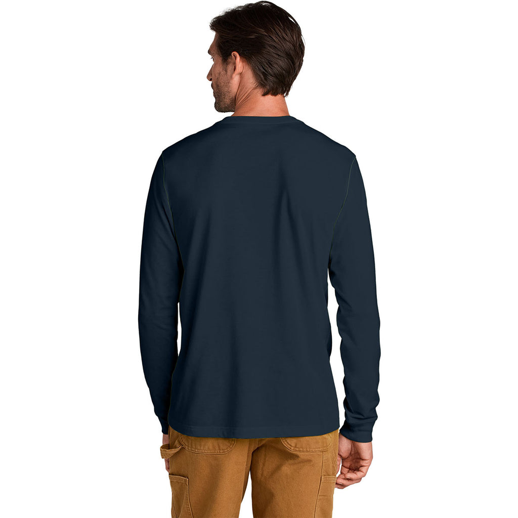 Carhartt Men's Navy Long Sleeve T-Shirt