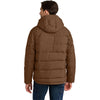 Carhartt Men's Red Duck Brown Montana Insulated Hooded Jacket