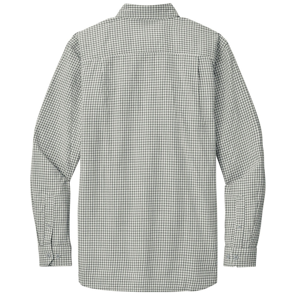 Carhartt Men's Check Steel Malt Rugged Flex Plaid Long Sleeve Shirt