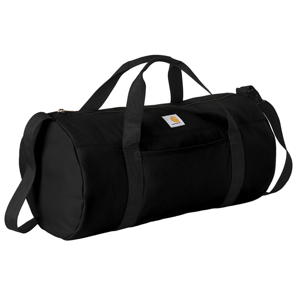 Carhartt Black Canvas Packable Duffel with Pouch