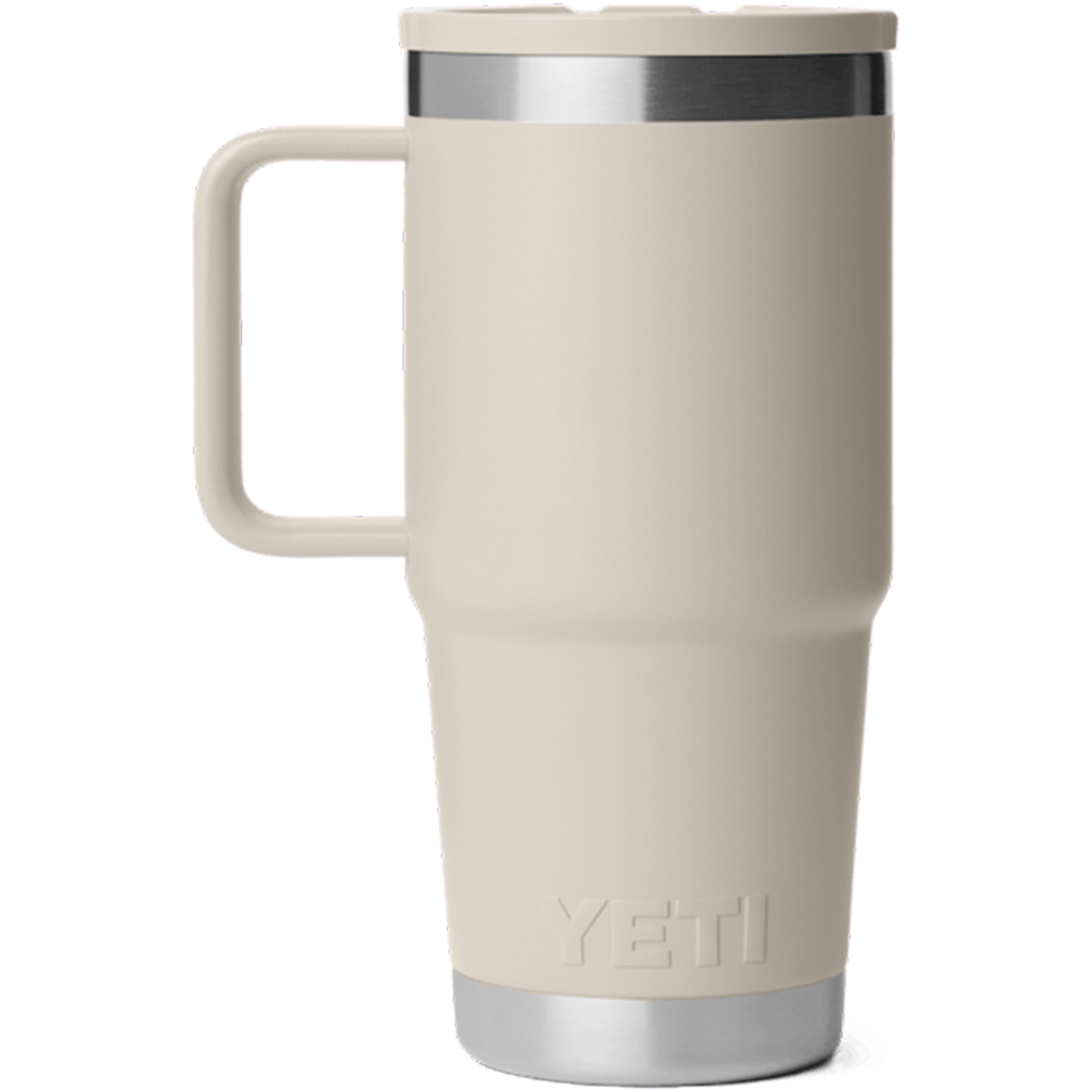 YETI Cape Taupe Rambler 20 oz Travel Straw Mug with Color-Matched Straw Lid