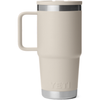 YETI Cape Taupe Rambler 20 oz Travel Straw Mug with Color-Matched Straw Lid