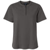 Devon & Jones Women's Graphite Seaton Pebble Textured Polo