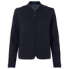Devon & Jones Women's Navy Berkeley Textured Full-Zip Jacket
