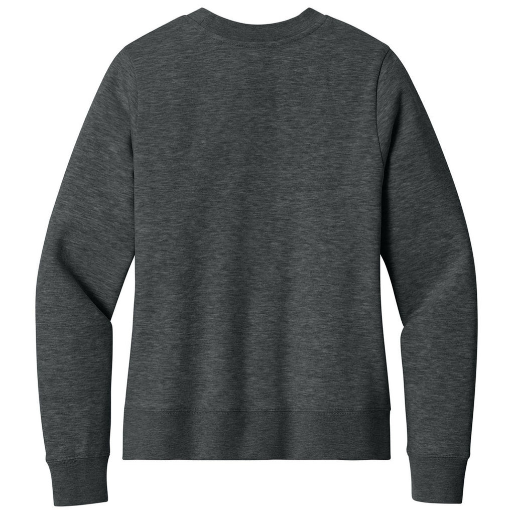 District Women's Heathered Charcoal V.I.T. Fleece Crew