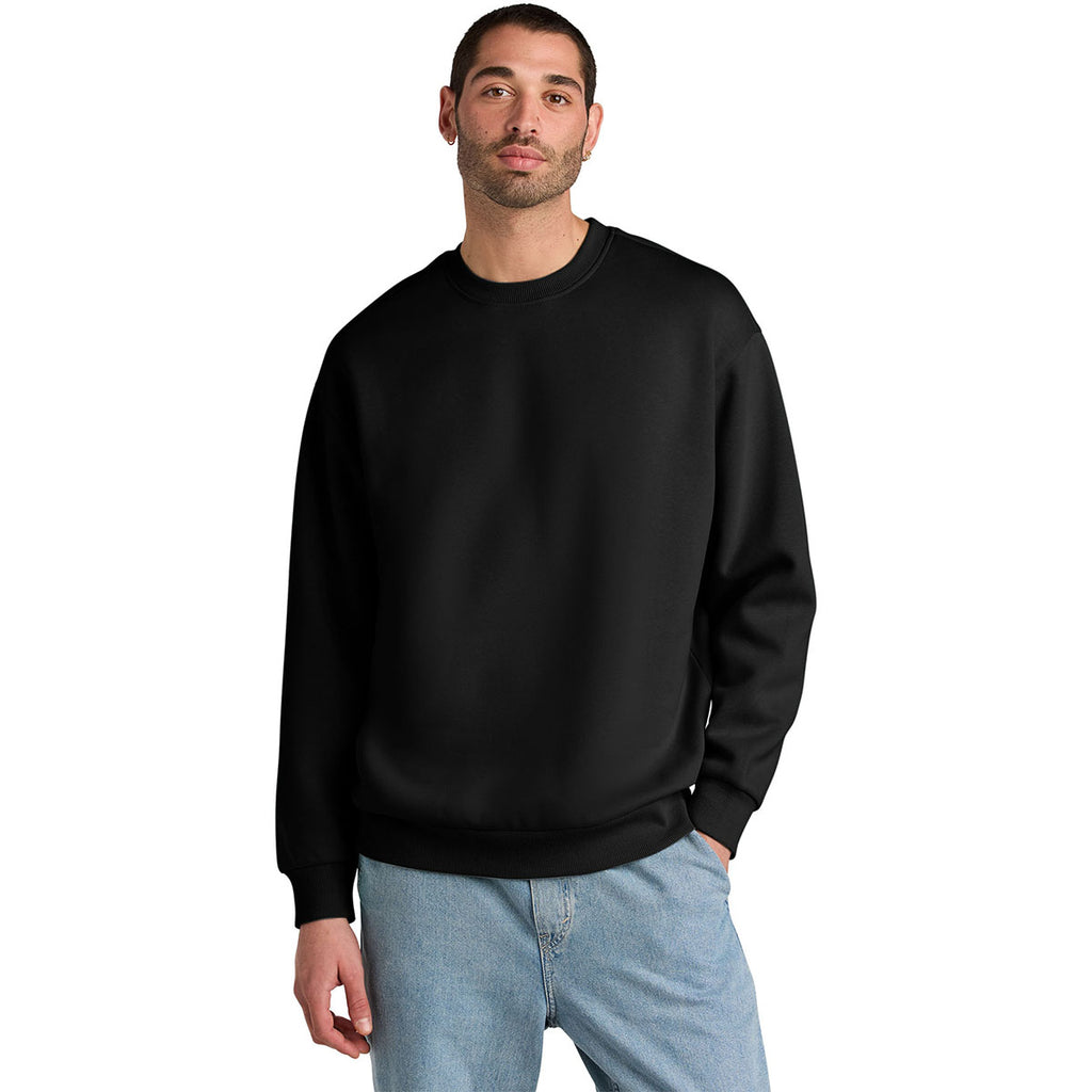 District Men's Black V.I.T. Heavyweight Fleece Crew