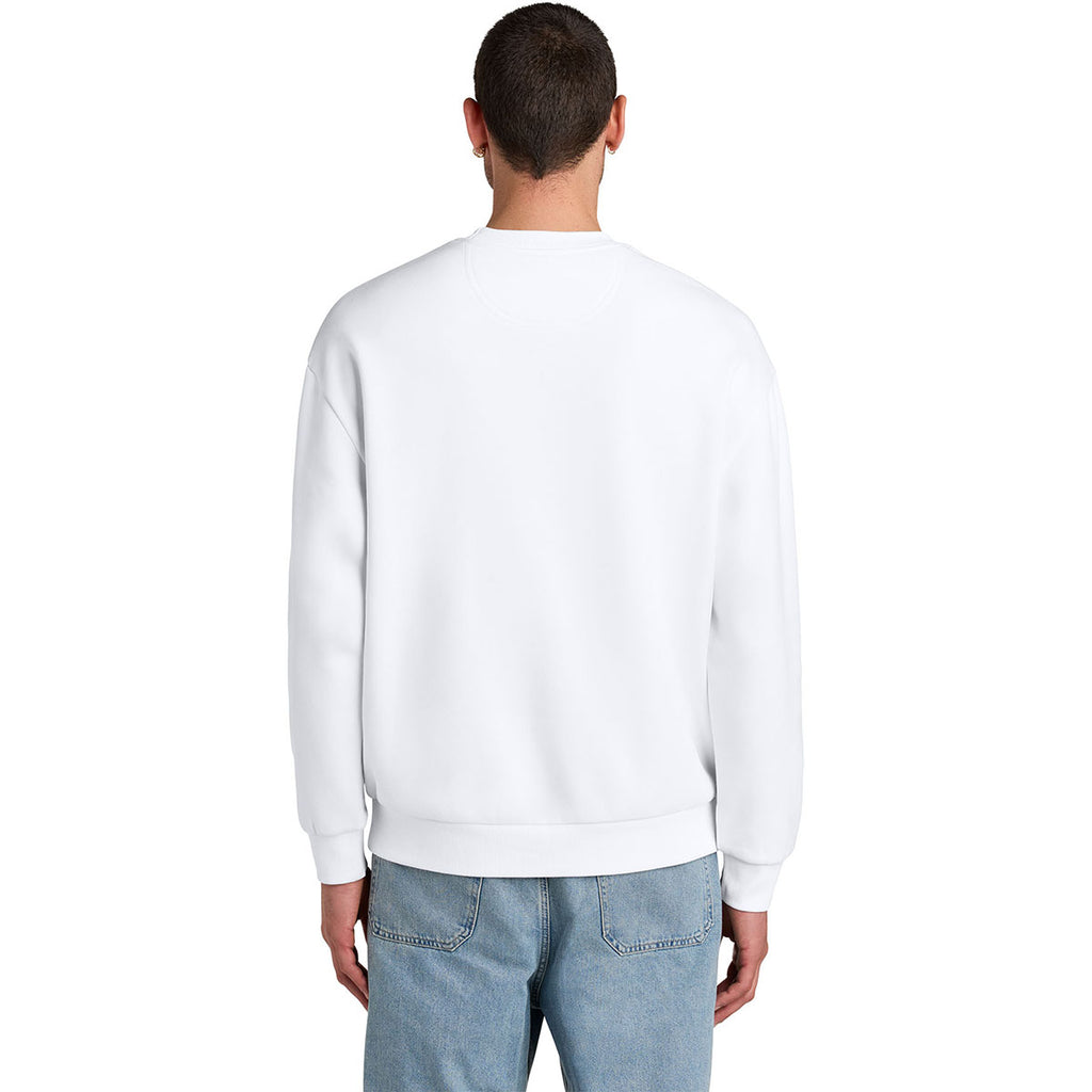 District Men's White V.I.T. Heavyweight Fleece Crew