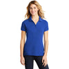 Eddie Bauer Women's Brilliant Blue Cotton Pique Polo