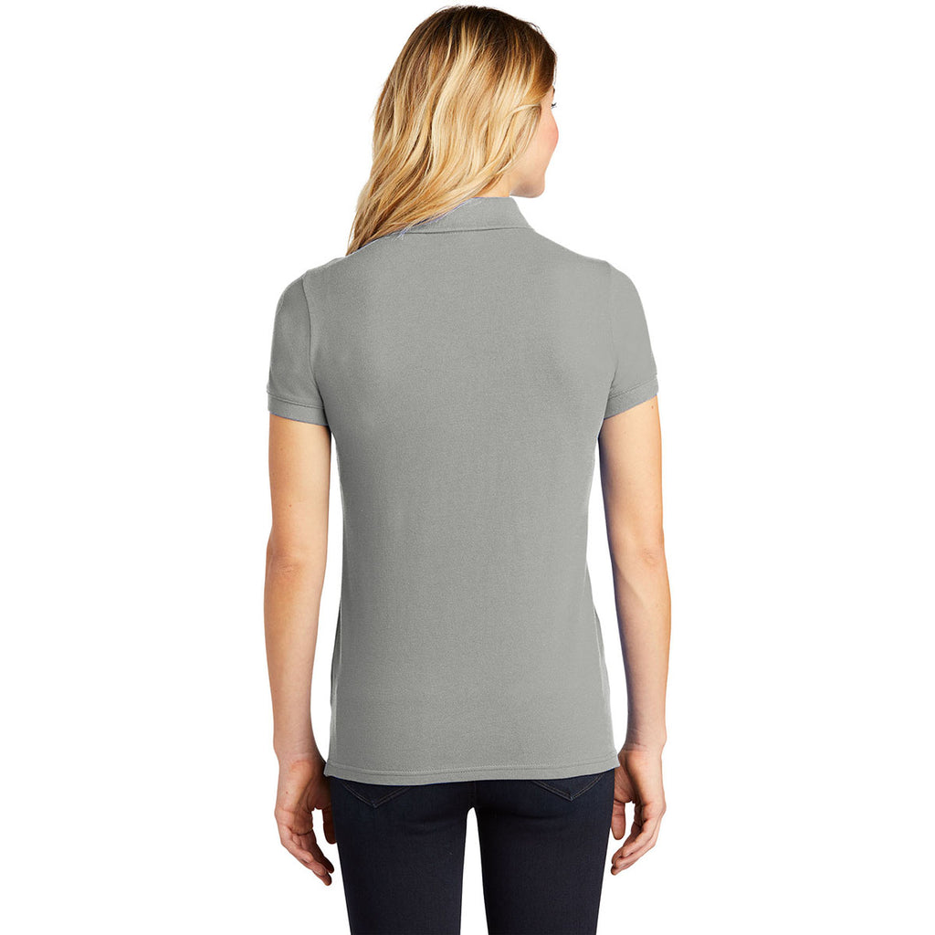 Eddie Bauer Women's Chrome Cotton Pique Polo