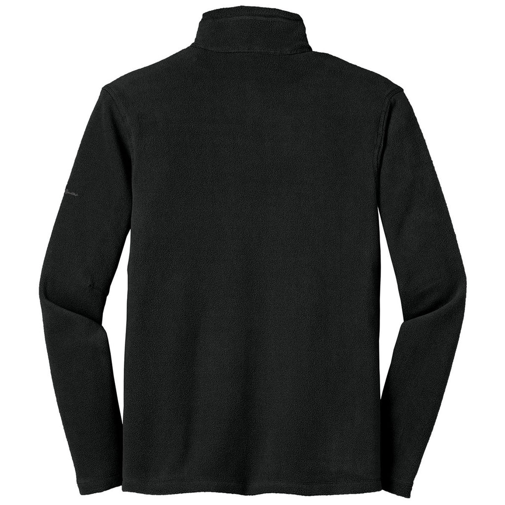 Eddie Bauer Men's Black Full-Zip Microfleece Jacket