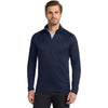 Eddie Bauer Men's River Blue Navy 1/2-Zip Base Layer Fleece