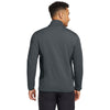 Eddie Bauer Men's Dark Charcoal Heather Full-Zip Heather Stretch Fleece Jacket