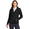 Eddie Bauer Women's Black Sweater Fleece Full Zip
