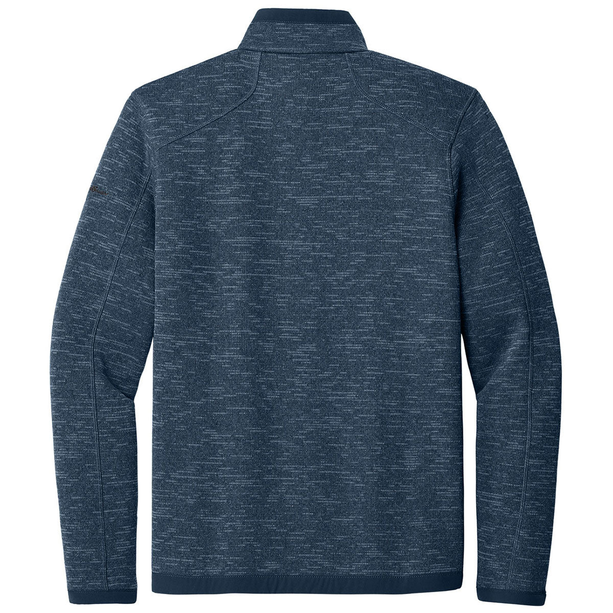 Eddie Bauer Men's River Blue Heather Sweater Fleece Quarter Zip