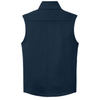 Eddie Bauer Men's River Blue Navy Smooth Mid Layer Fleece Vest
