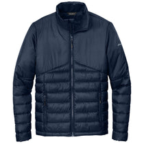 Eddie Bauer Men's River Blue Navy Quilted Jacket
