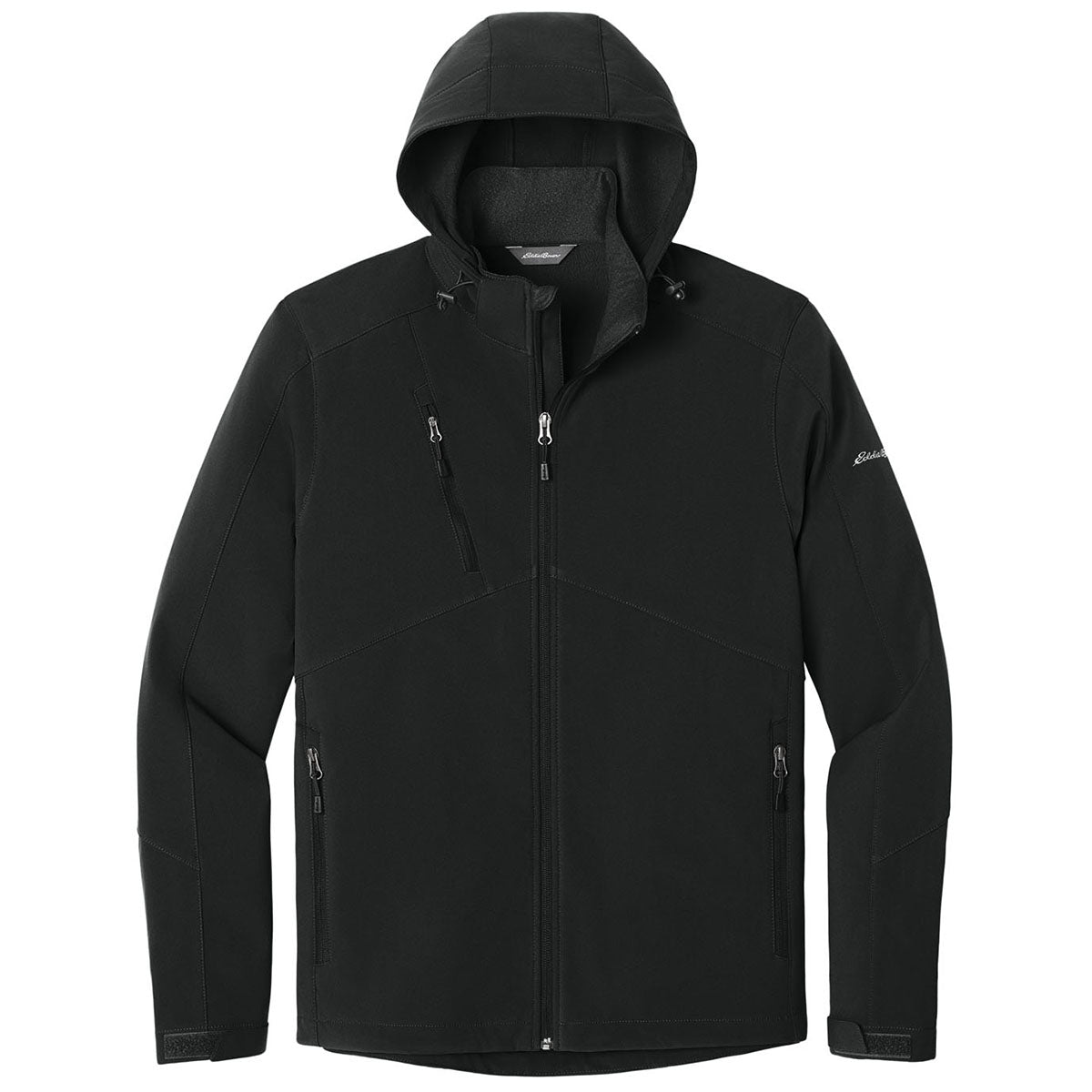 Eddie Bauer Men's Black Hooded Softshell Parka