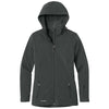Eddie Bauer Women's Grey Steel Hooded Softshell Parka
