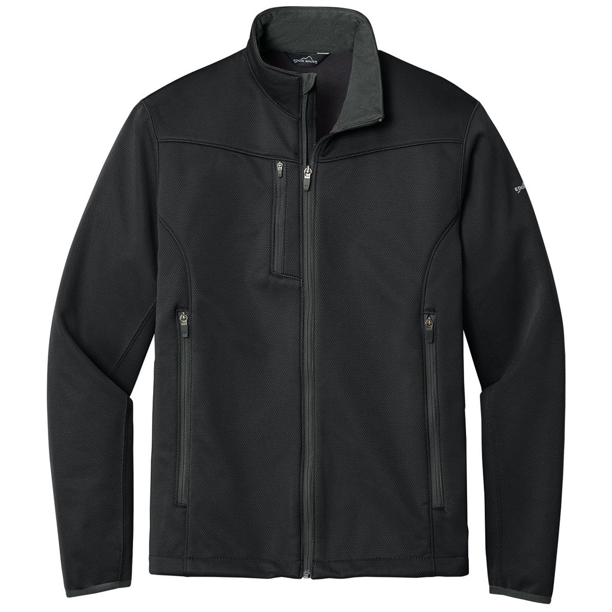 Eddie Bauer Men's Black Weather-Resist Softshell Jacket