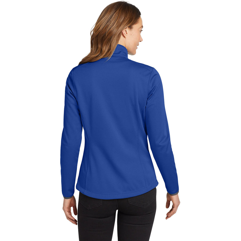 Eddie Bauer Women's Cobalt Blue Weather-Resist Softshell Jacket