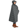 Eddie Bauer Metal Grey Puffy Camp Poncho